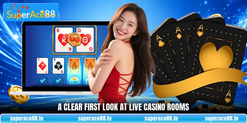 A clear first look at live casino rooms A clear first look at live casino rooms
