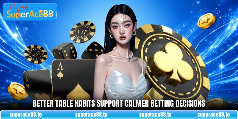 Better table habits support calmer betting decisions Better table habits support calmer betting decisions