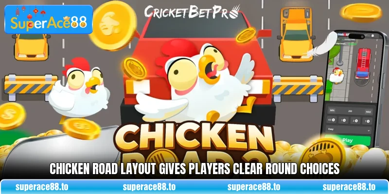Chicken Road layout gives players clear round choices Chicken Road layout gives players clear round choices