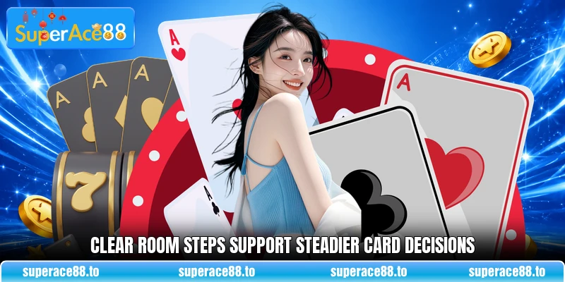 Clear room steps support steadier card decisions Clear room steps support steadier card decisions
