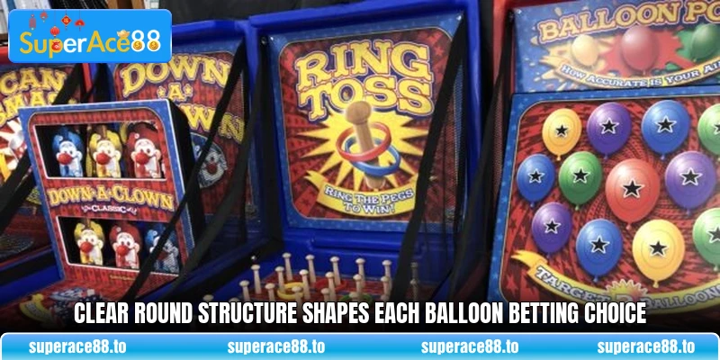 Clear round structure shapes each Balloon betting choice Clear round structure shapes each Balloon betting choice