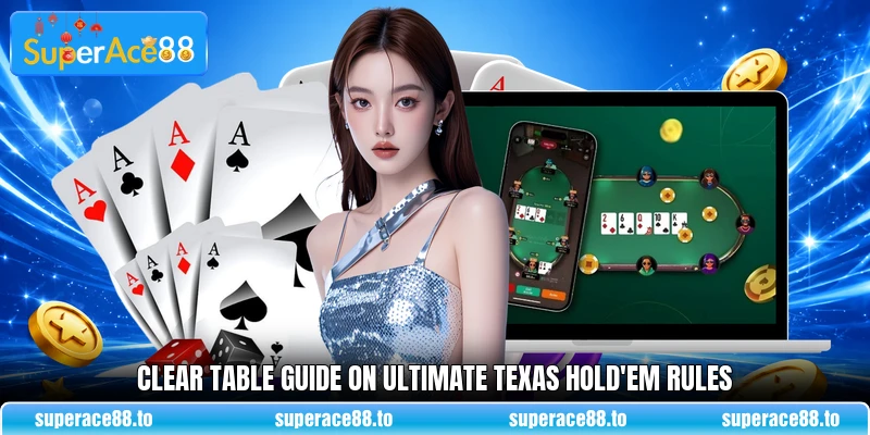 Clear table guide on Ultimate Texas Hold'em rules Clear table guide on Ultimate Texas Hold'em rules