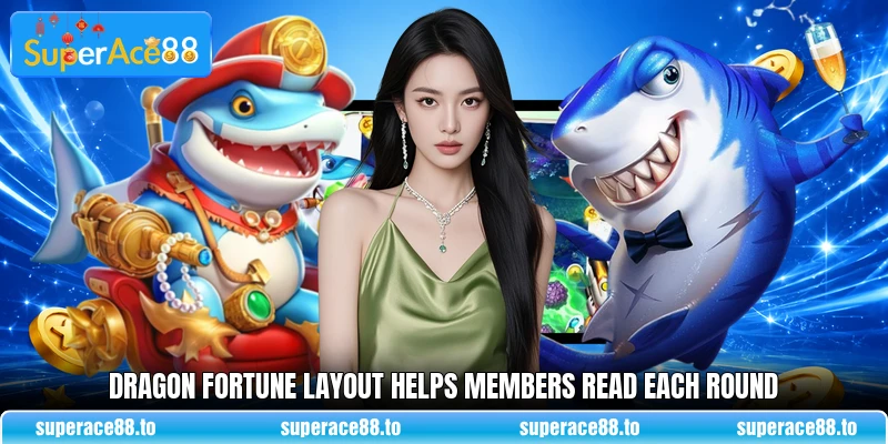 Dragon Fortune layout helps members read each round Dragon Fortune layout helps members read each round