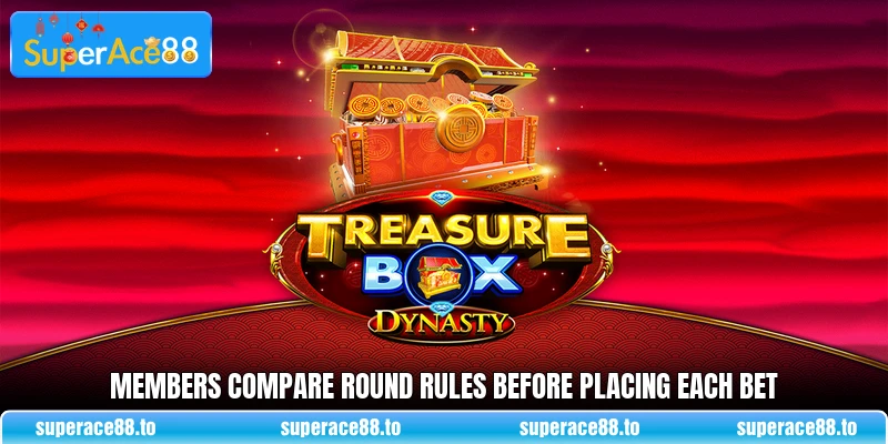 Members compare round rules before placing each bet Members compare round rules before placing each bet