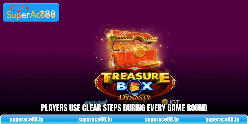 Players use clear steps during every game round Players use clear steps during every game round